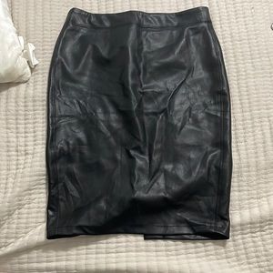 Rachel Zoe Faux Leather Skirt